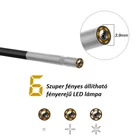 Kép 3/9 - Endoszkóp kamera 3,9mm, 4,3” kijelzővel, IP68, (P30) 6 LED-es (10 méter)