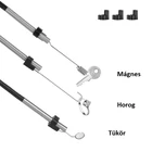 Kép 6/9 - Endoszkóp kamera 3,9mm, 4,3” kijelzővel, IP68, (P30) 6 LED-es (10 méter)