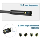 Kép 2/2 - Endoszkóp duál kamerával, 5,5 mm, függőleges kijelzővel (4,3”), IP68, (5 méter) 6+1 LED-es