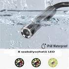 Kép 6/7 - Endoszkóp kamera, 3” kijelzővel, IP68 vízálló (5 méter), 8mm, HD, 8 LED-es