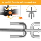 Kép 10/10 - Endoszkóp kamera 360 fokban elforgatható kamerafejjel (1,5 méter), 8mm (F180)
