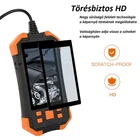 Kép 3/11 - Endoszkóp kamera 4,3” IPS kijelző, 5,5mm kamerafej, duál kamera, IP67 vízálló, 5 méteres kemény kábel (T20)
