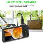 Kép 7/10 - Endoszkóp kamera 4,5” IPS kijelző, 7,9mm fej, tripla kamera (5 méter) IP67 vízálló, (T22)
