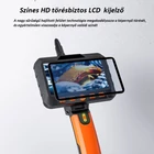 Kép 3/9 - Endoszkóp kamera 5” IPS kijelző, 5,5mm fej, duál kamera (5 méter) IP67 vízálló, (T27)
