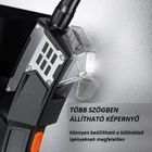 Kép 4/9 - Endoszkóp kamera 5” IPS kijelző, 5,5mm fej, duál kamera (5 méter) IP67 vízálló, (T27)