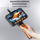 Kép 7/9 - Endoszkóp kamera 5” IPS kijelző, 5,5mm fej, duál kamera (5 méter) IP67 vízálló, (T27)