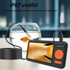 Kép 5/10 - Endoszkóp kamera 5” IPS kijelző, 7,9mm fej, tripla kamera (3,5 méter) IP67 vízálló, (T29)