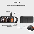 Kép 10/10 - Endoszkóp kamera 5” IPS kijelző, 7,9mm fej, tripla kamera (3,5 méter) IP67 vízálló, (T29)