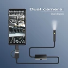 Kép 3/7 - Endoszkóp kamera 8mm, duál kamerával, Android, 10 méter