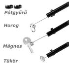 Kép 11/12 - Endoszkóp kamera függőleges kijelzővel (4,3”), 8 mm, HD 1080P, 8 LED-es (10 méter)