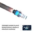 Kép 6/12 - Endoszkóp kamera függőleges kijelzővel (4,3”), 8 mm, HD 1080P, 8 LED-es (10 méter)