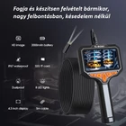 Kép 2/11 - Endoszkóp kamera kézi, 4,3” HD kijelző, 8mm, 5 méter (SM501)