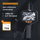 Kép 3/10 - Endoszkóp kamera kézi, 4,3” HD kijelző, 8mm, 50 méter (P200)