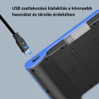 Kép 7/13 - Endoszkóp tripla kamerával, 7” kijelzővel, 7,9 mm-es kamerafejjel, (10 méter),  IP68 (T23)