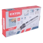 Kép 19/19 - Extol Premium akkus polisztirolvágó hőkés, forrasztó, huzalos 4V, 2000 mAh Li-ion akku (8891504)