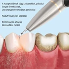 Kép 2/4 - Fogkőeltávolító szájtisztító, ultrahangos, elektromos (fehér)