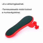 Kép 4/5 - Állítható kéztámasz könyöktámasz csuklótámasz íróasztalhoz 180 fokban forgatható számítógépasztal egérpad PU memóriahabos fekete