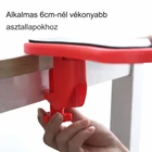 Kép 5/5 - Állítható kéztámasz könyöktámasz csuklótámasz íróasztalhoz 180 fokban forgatható számítógépasztal egérpad PU memóriahabos fekete