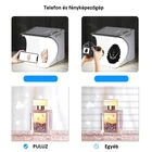 Kép 5/9 - Fotódoboz összecsukható 20 cm, fekete és fehér színű háttérrel