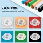 Kép 3/12 - PULUZ fotódoboz, tárgysátor 30x30cm 6db háttérrel, állítható fényerővel, fekete (PU5032B)