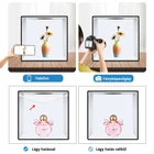 Kép 7/12 - PULUZ fotódoboz, tárgysátor 30x30cm 6db háttérrel, állítható fényerővel, fekete (PU5032B)