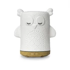 Kép 2/9 - Geti GD102 kerámia bagoly alakú aroma diffúzor, 100 ml, LED világítással, automatikus kikapcsolással (MIN1247)