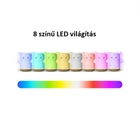 Kép 6/9 - Geti GD102 kerámia bagoly alakú aroma diffúzor, 100 ml, LED világítással, automatikus kikapcsolással (MIN1247)