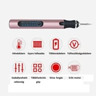 Kép 5/8 - Gravírozó toll készlet (59 db) beépített akkuval, USB töltéssel (ezüst)