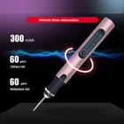 Kép 7/7 - Gravírozó toll készlet (59 db) beépített akkuval, USB töltéssel (ezüst)