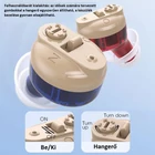 Kép 5/7 - Fülbe helyezhető mini hangosító eszköz digitális kijelzővel és Type-C töltőtokkal (bőrszínű) – MIN1246