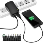 Kép 9/9 - Hálózati tápegység adapter 30W cserélhető fejekkel (3-12V)+USB