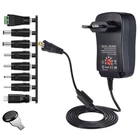 Kép 1/9 - Hálózati tápegység adapter 30W cserélhető fejekkel (3-12V)+USB