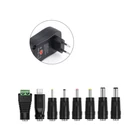 Kép 2/9 - Hálózati tápegység adapter 30W cserélhető fejekkel (3-12V)+USB
