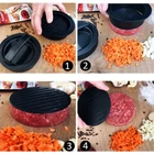 Kép 7/7 - Hamburger formázó, töltött húspogácsa készítő (fekete)