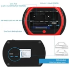 Kép 9/9 - HDD dokkoló, USB-s merevlemez állomás, IDE/SATA, 2,5”/3,5”