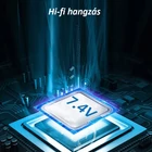 Kép 11/11 - Hordozható bluetooth zsebrádió LED kijelzővel, zseblámpával, MP3 lejátszó (fehér)