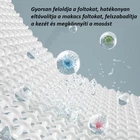 Kép 2/6 - Mini hordozható mosógép, fehérnemű mosó, turbinás (narancssárga)