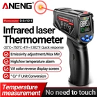 Kép 7/8 - Infravörös digitális hőmérő -20°C +750°C, színes LCD kijelzővel (TH06)