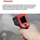 Kép 7/11 - Infravörös digitális hőmérő -50°C +880°C, LCD kijelzővel (TA 601C)