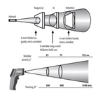 Kép 4/4 - Extol Premium infravörös, digitális hőmérő, -50°C - +550°C, LCD kijelző (8831302)