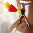 Kép 3/7 - InnovaGoods SWEET & POP TIMES csokoládéfondü készítő 70W fehér acél