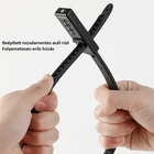 Kép 4/10 - JOHORSE rozsdamentes acél kerékpár roller számzár, sisakzár, kötegelő zár (fekete)