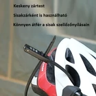 Kép 7/10 - JOHORSE rozsdamentes acél kerékpár roller számzár, sisakzár, kötegelő zár (fekete)