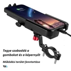 Kép 3/5 - Kerékpáros mobiltelefon tartó alumínium, 360 fokban elforgatható telefonállvány (WEST BIKING)