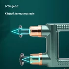 Kép 5/7 - Kétfejű, nagyfrekvenciás mélymasszázs fitnesz masszírozó készülék LCD kijelzővel (zöld)