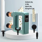 Kép 6/7 - Kétfejű, nagyfrekvenciás mélymasszázs fitnesz masszírozó készülék LCD kijelzővel (zöld)
