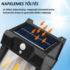 Kép 7/10 - Kültéri napelemes filament LED lámpa, vízálló, mozgásérzékelő funkcióval (3-9LED)