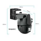Kép 12/15 - Kültéri WiFi kamera, éjjellátó, mozgásérzékelős, kétlencsés, 4MP, IP67 vízálló (Q821)
