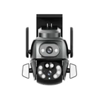 Kép 1/15 - Kültéri WiFi kamera, éjjellátó, mozgásérzékelős, kétlencsés, 4MP, IP67 vízálló (Q821)