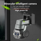 Kép 2/17 - Kültéri WiFi kamera, éjjellátó, mozgásérzékelős, kétlencsés, 6MP, IP67 vízálló, 10X zoom (Q820)